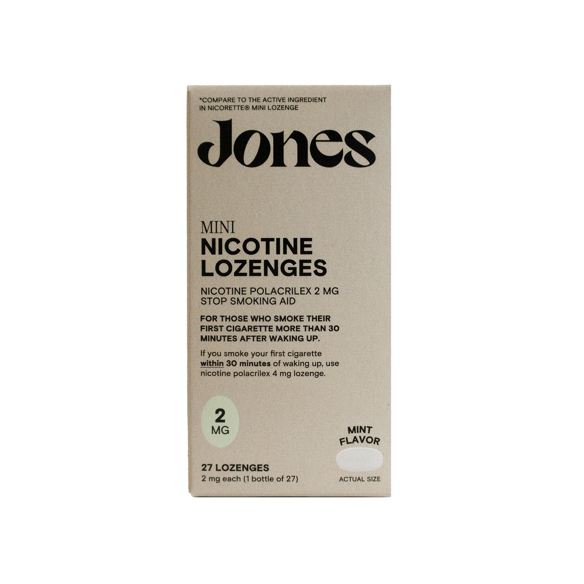 Jones 4 Mg Nicotine Lozenge Mints To Quit Vaping, NRT, Stop Jones 4 Mg Nicotine Lozenge Mints To Quit Vaping, NRT, Stop